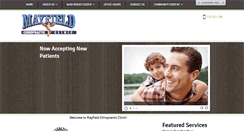 Desktop Screenshot of mayfieldchiropractic.com